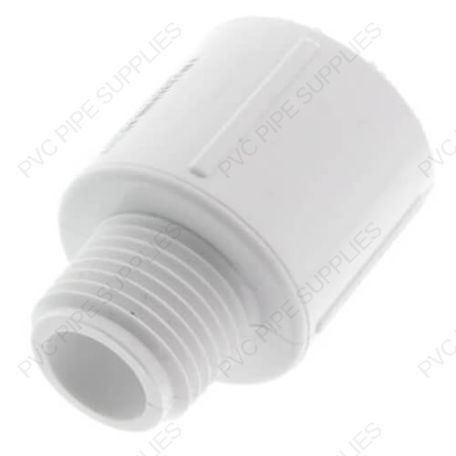 1/2" x 3/4" Schedule 40 PVC Male Adaptor MPT x Socket, 436-074