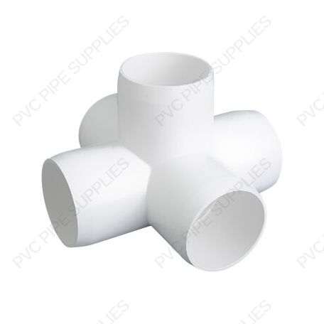 1" 5 Way Side Outlet Cross Furniture Fitting