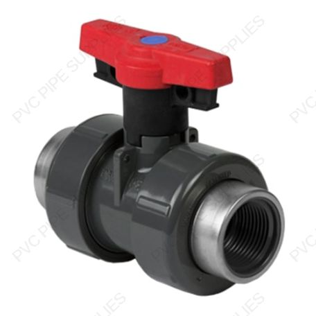 3" Spears PVC True Union Industrial Ball Valve with SR Threaded Ends 3" Spears PVC True Union Industrial Ball Valve with SR Threaded Ends