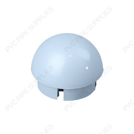 1 1/4" Gray Ball Cap Furniture Grade PVC Fitting 1 1/4" Gray Ball Cap Furniture Grade PVC Fitting