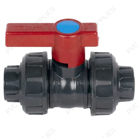 1-1/4" PVC True Union Ball Valve, EPDM, Socket, MA2004