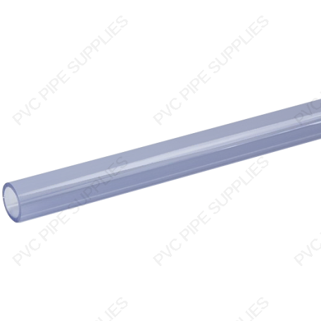 1/2" x 5' Schedule 40 Clear PVC Pipe 1/2" x 5' Schedule 40 Clear PVC Pipe