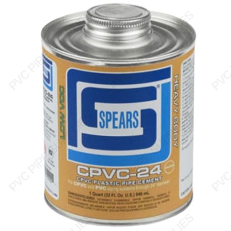 Quart CPVC-24 Heavy Body Orange CPVC, CPVC24O-030