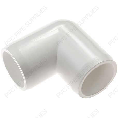 3/4" White Elbow Furniture Grade PVC Fitting 3/4" White Elbow Furniture Grade PVC Fitting