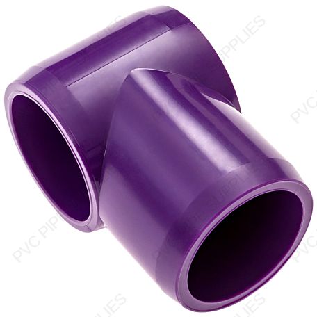 1" Purple T-L Slip Tee Furniture Grade PVC Fitting 1" Purple T-L Slip Tee Furniture Grade PVC Fitting