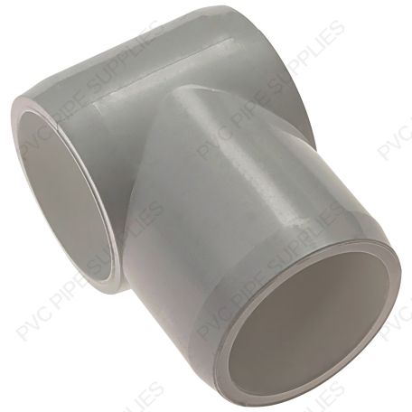 1 1/4" Gray T-L Slip Tee Furniture Grade PVC Fitting