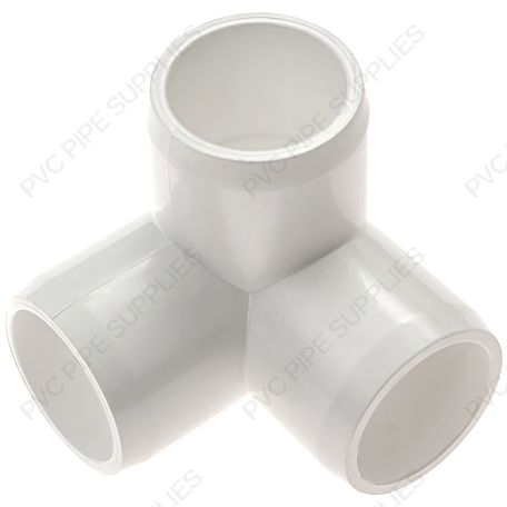 1 1/4" White 3-Way Furniture Grade PVC Fitting 1 1/4" White 3-Way Furniture Grade PVC Fitting