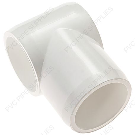 1 1/4" White T-L Slip Tee Furniture Grade PVC Fitting 1 1/4" White T-L Slip Tee Furniture Grade PVC Fitting