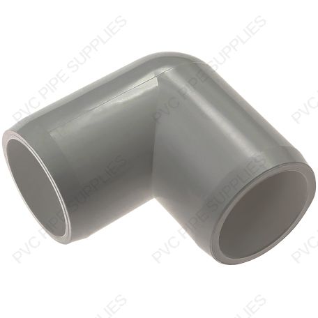 1 1/2" Gray Elbow Furniture Grade PVC Fitting 1 1/2" Gray Elbow Furniture Grade PVC Fitting