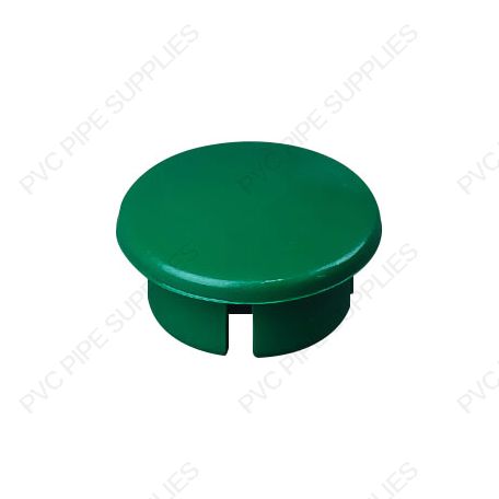 1/2" Green Dome Cap Furniture Grade PVC Fitting 1/2" Green Dome Cap Furniture Grade PVC Fitting