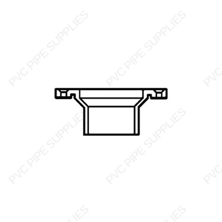 4" x 3" Closet Flange 1Pc DWV Fitting, D801-422 4" x 3" Closet Flange 1Pc DWV Fitting, D801-422