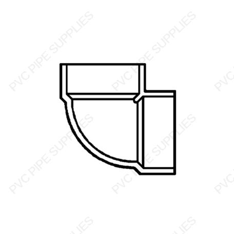 2" DWV Vent Ellbow Hub x Hub Fitting, D331-020 2" DWV Vent Ellbow Hub x Hub Fitting, D331-020