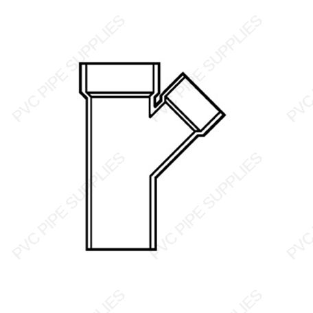 4" x 4" x 2" Wye SPG x H x H DWV Fitting, D603-420 4" x 4" x 2" Wye SPG x H x H DWV Fitting, D603-420