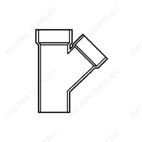 3" Wye SPG x H x H DWV Fitting, D602-030 3" Wye SPG x H x H DWV Fitting, D602-030