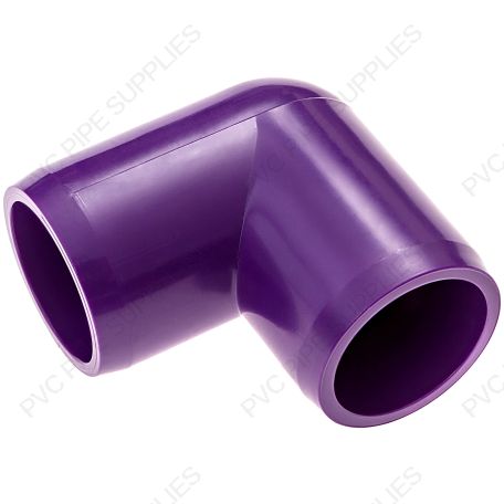 1 1/2" Purple Elbow Furniture Grade PVC Fitting
