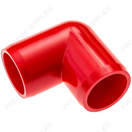 1 1/2" Red Elbow Furniture Grade PVC Fitting 1 1/2" Red Elbow Furniture Grade PVC Fitting