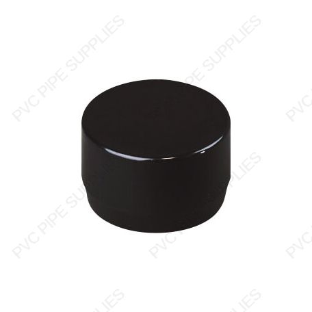2" Black End Cap Furniture Grade PVC Fitting 2" Black End Cap Furniture Grade PVC Fitting