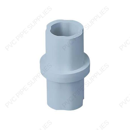 1 1/4" Gray Internal Coupling Sch 40 Furniture Grade PVC Fitting 1 1/4" Gray Internal Coupling Sch 40 Furniture Grade PVC Fitting