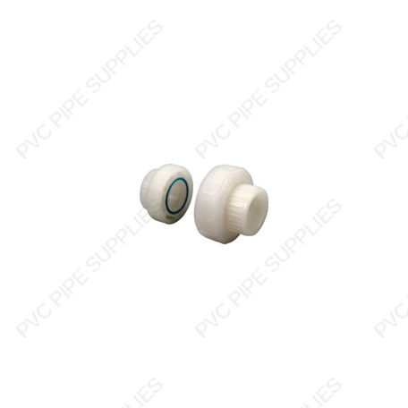 1" Natural Kynar PVDF Union, 4897-010 1" Natural Kynar PVDF Union, 4897-010