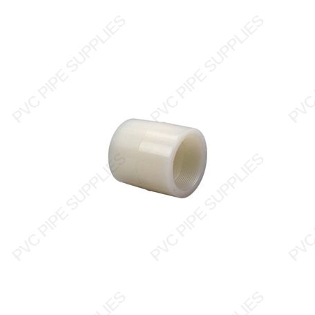 1 1/2" Natural Kynar PVDF Coupling, 4830-015 1 1/2" Natural Kynar PVDF Coupling, 4830-015