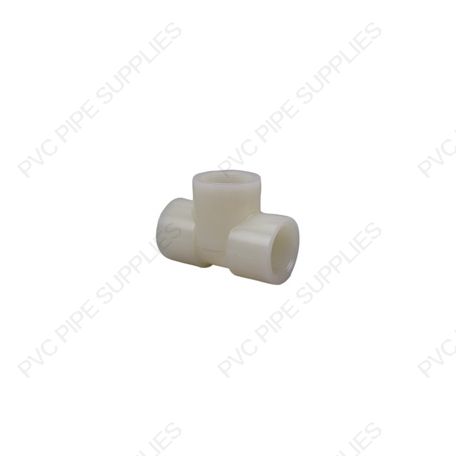 1/2" Natural Kynar PVDF Tee, 4805-005
