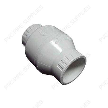 6" PVC Utility Swing Check Valve, Socket, EPDM, S1520-60 6" PVC Utility Swing Check Valve, Socket, EPDM, S1520-60