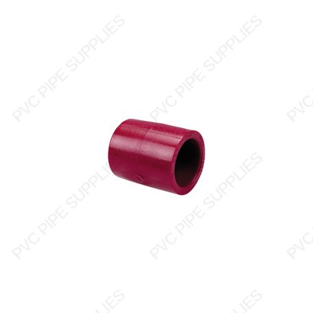3" Red Kynar PVDF Coupler, 3829-030 3" Red Kynar PVDF Coupler, 3829-030