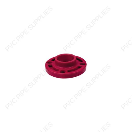 2" Red Kynar PVDF Webb Flange, 3852-020