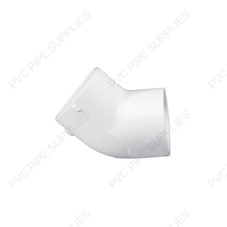 1 1/4" Schedule 40 PVC 45 Elbow Socket, 417-012 1 1/4" Schedule 40 PVC 45 Elbow Socket, 417-012