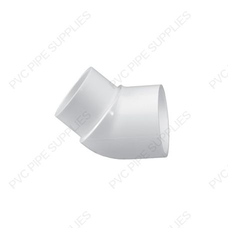 3" Schedule 40 PVC Street 45 Elbow Socket, 423-030