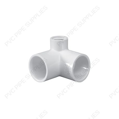 3/4" x 1/2" Schedule 40 PVC Side Outlet Elbow Socket x FIPT, 414-101 3/4" x 1/2" Schedule 40 PVC Side Outlet Elbow Socket x FIPT, 414-101