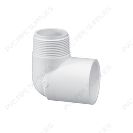 2" Schedule 40 PVC 90 Street Elbow MPT x Socket, 410-020