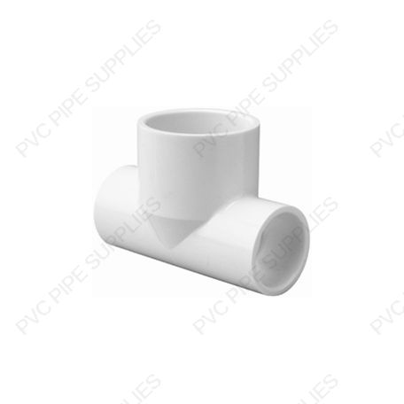 1/2" x 1/2" x 3/4" Schedule 40 PVC Tee Socket, 401-074 1/2" x 1/2" x 3/4" Schedule 40 PVC Tee Socket, 401-074