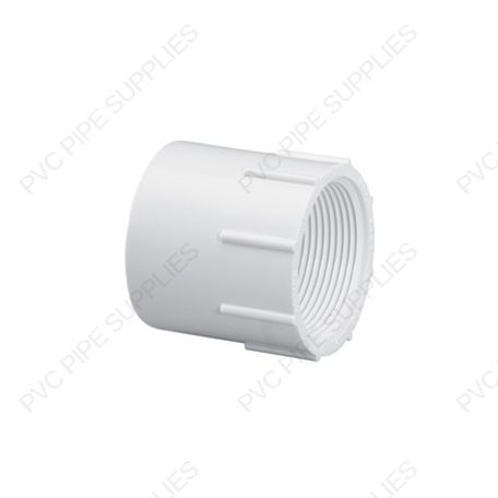 3/4" Schedule 40 PVC Female Adaptor Socket x FPT, 435-007 3/4" Schedule 40 PVC Female Adaptor Socket x FPT, 435-007