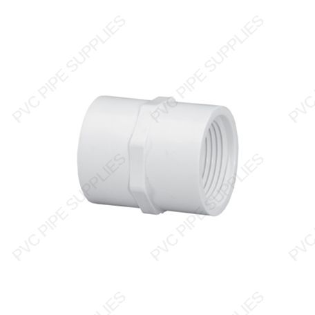 1" Schedule 40 PVC Coupling Threaded, 430-010