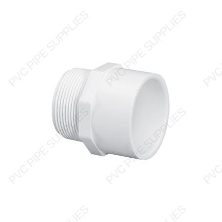 1/2" Schedule 40 PVC Male Adaptor MPT x Socket, 436-005 1/2" Schedule 40 PVC Male Adaptor MPT x Socket, 436-005