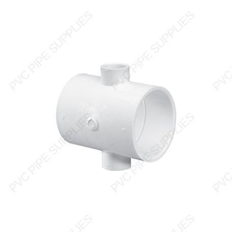 3" x 1" Schedule 40 PVC Cross Socket, 420-335 3" x 1" Schedule 40 PVC Cross Socket, 420-335