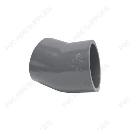 3" Schedule 80 PVC 22 Deg Elbow Socket, 865-030