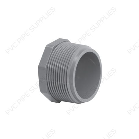 4" Schedule 80 PVC Plug Threaded MPT, 850-040 4" Schedule 80 PVC Plug Threaded MPT, 850-040