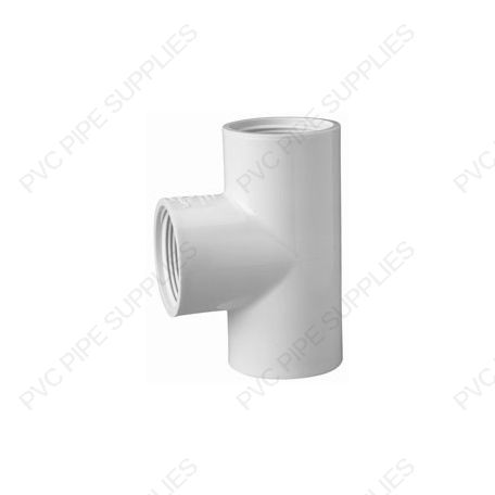 1 1/2" Schedule 40 PVC Tee Threaded, 405-015 1 1/2" Schedule 40 PVC Tee Threaded, 405-015