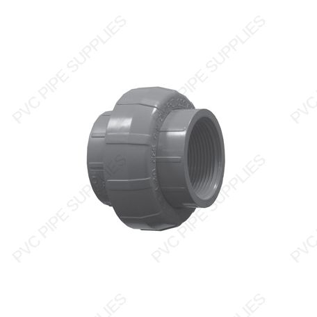 1/2" Schedule 80 PVC Union Threaded, 898-005 1/2" Schedule 80 PVC Union Threaded, 898-005
