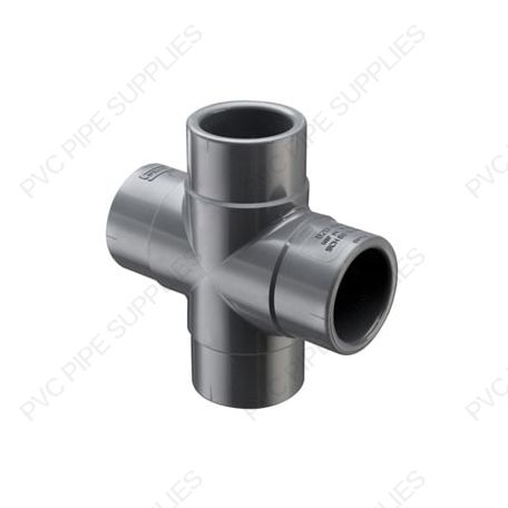 1/2" Schedule 80 PVC Cross, 820-005