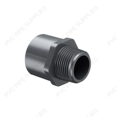 2" Schedule 80 PVC Male Adapter MPT x Socket, 836-020