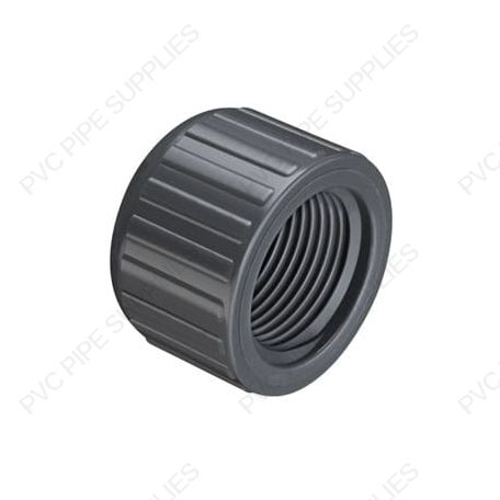 1 1/2" Schedule 80 PVC Cap Threaded, 848-015