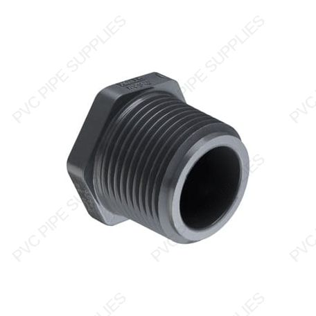 1/2" Schedule 80 PVC Plug Threaded MPT, 850-005