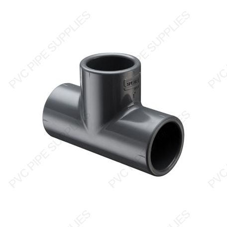 1 1/4" Schedule 80 PVC Tee Socket, 801-012