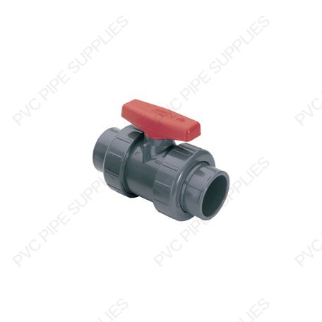 1/2" Spears PVC True Union Ball Valve with socket and threaded ends 1/2" Spears PVC True Union Ball Valve with socket and threaded ends