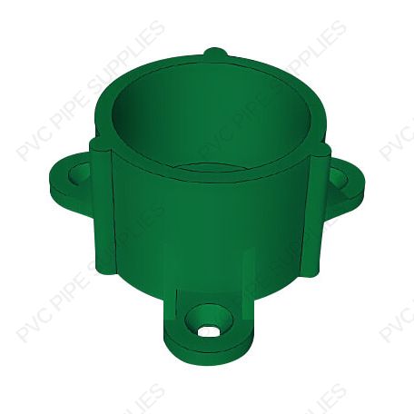 1 1/4" Green Table Cap Furniture Grade PVC Fitting