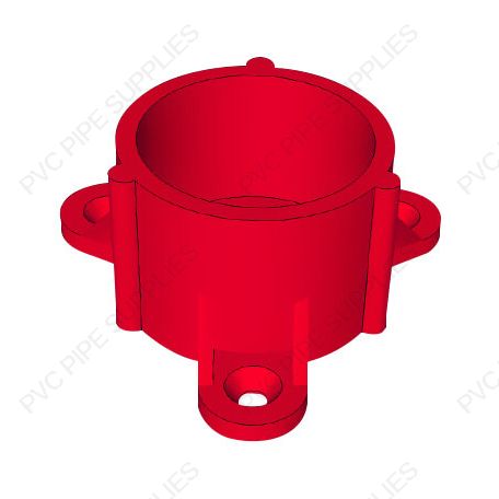 1" Red Table Cap Furniture Grade PVC Fitting 1" Red Table Cap Furniture Grade PVC Fitting