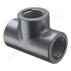 4" Schedule 80 PVC Tee Threaded, 805-040
